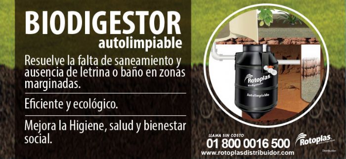 Biodigestor Autolimpiable Rotoplas